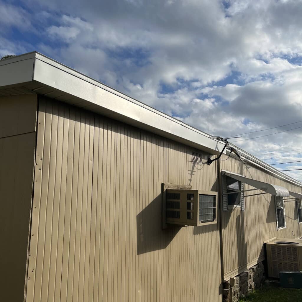 New soffit and fascia installed by D & D Gutters