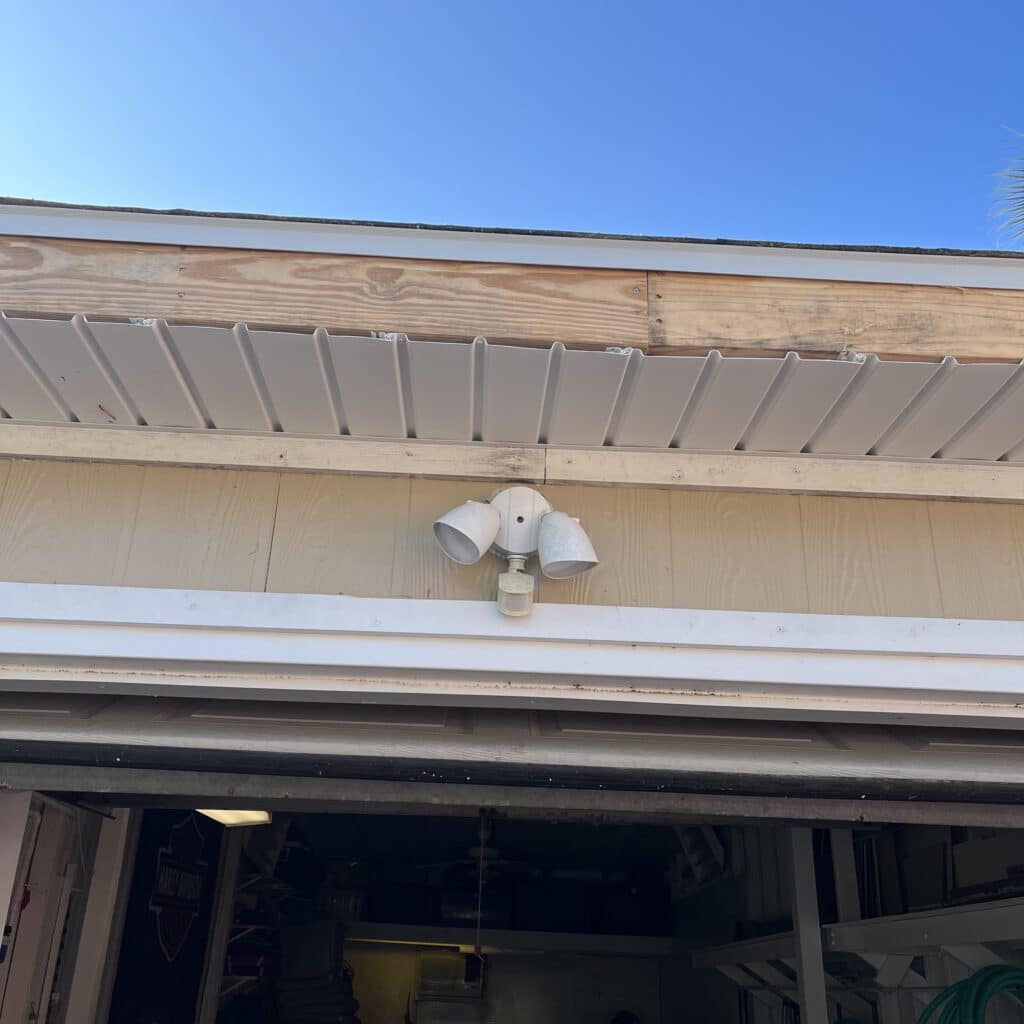 Soffit Installation by D & D Gutters