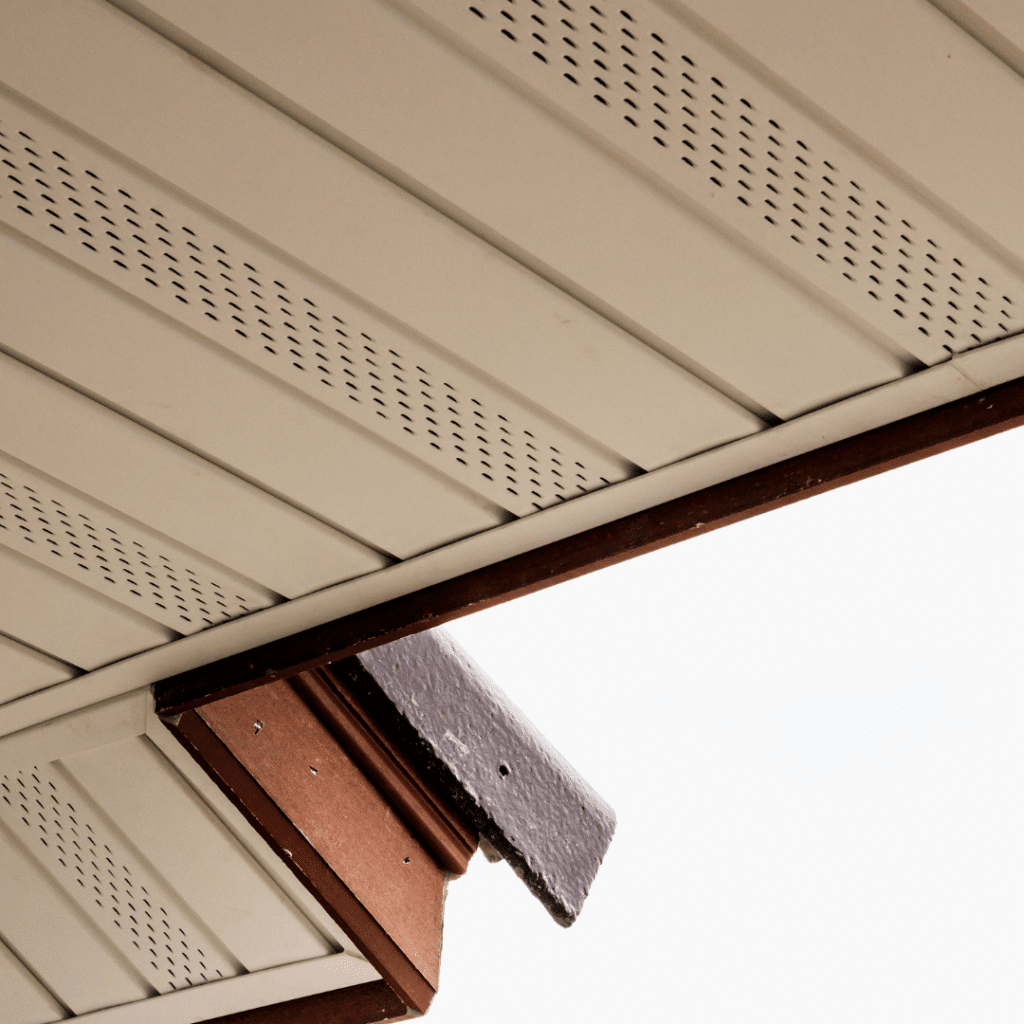 example of soffits with visible vents